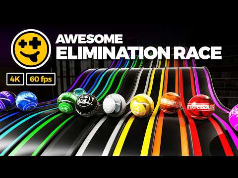Awesome Marble Race! (Elimination Style)  | #marbles #marblerun #marblerace #asmr #sensory