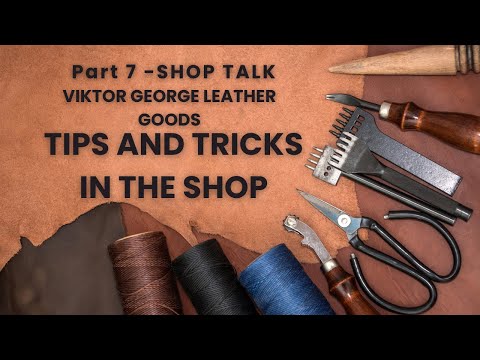 Unique Tips and Tricks from a working Leather Shop! #youtube  #copper  #diy   #youtubevideo