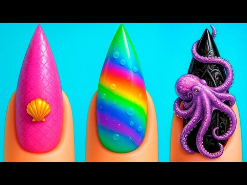 Black Mermaid vs. Rainbow Mermaid! Wednesday vs. Enid's Adventures