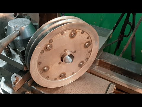 Изготовление шкива. Самодельный шкив из листового металла. часть1