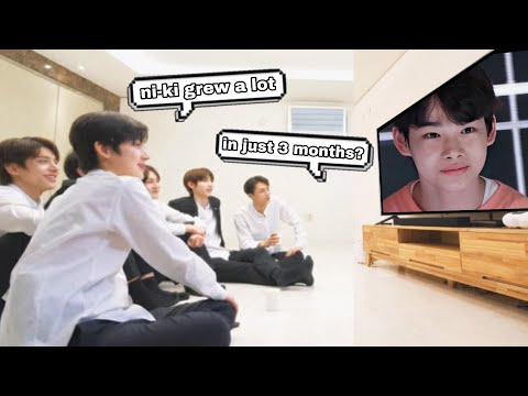 ENHYPEN watching their maknae ni-ki grow