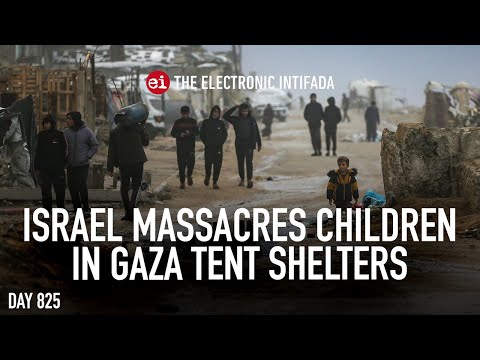 Israel massacres children in Gaza tent shelters, with Nora Barrows-Friedman
