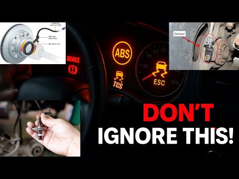 ABS Light and Traction Control Light On, Brake, ESC, TCS (Meaning and How to Fix) light abs