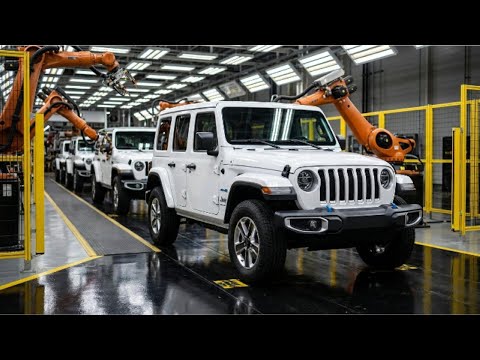 How It's Made: JEEP WRANGLER 4XE - Full Factory Assembly Line Process