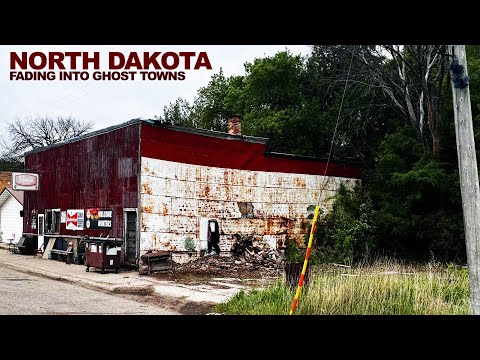 The Vast Emptiness Of NORTH DAKOTA: Slowly Fading Into Ghost Towns
