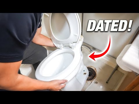 How To Install And Replace Your Old Toilet To A BETTER Efficient One! DIY