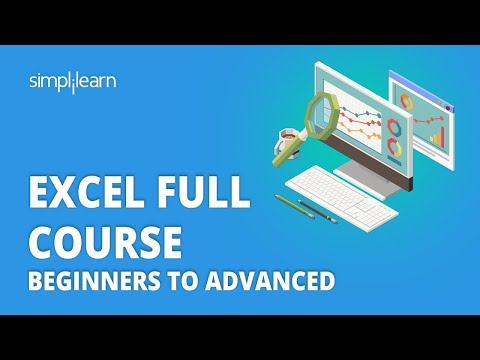 🔥 Excel Full Course For Beginners | Excel Basics Training Course 2023 | Simplilearn