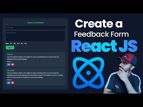 Build a Feedback Form in React JS Full Tutorial with JSON Server