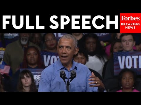 FULL REMARKS: Former President Barack Obama Speaks At Rally For Abigail Spanberger