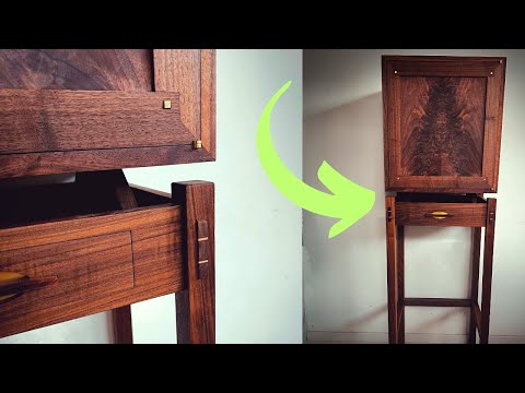 Beautiful Liquor Cabinet with Brass Touches