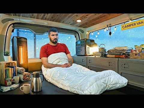 Surviving 24 Hours in Camper Van !