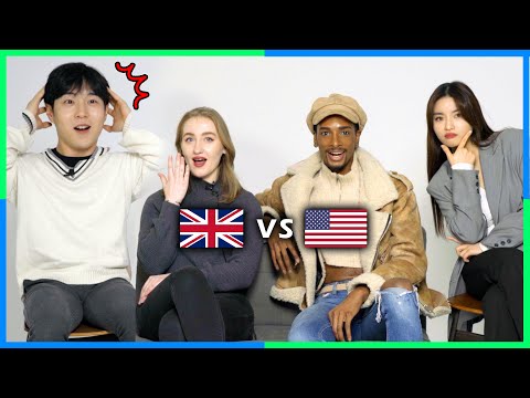 Koreans React to Accent Difference between America vs U.K