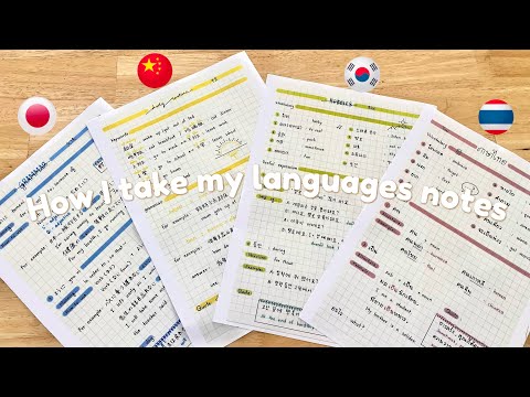 How to take language notes| Effective note-taking techniques
