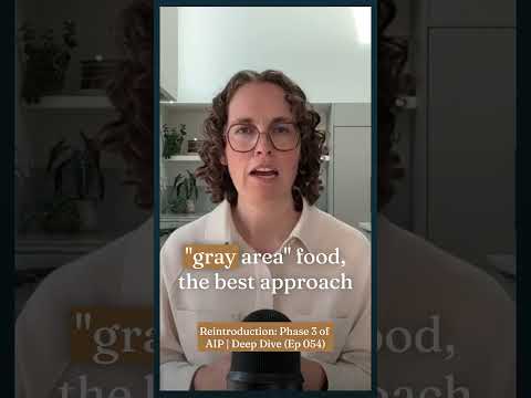 Gray Area Foods Explained #autoimmuneprotocol #aip