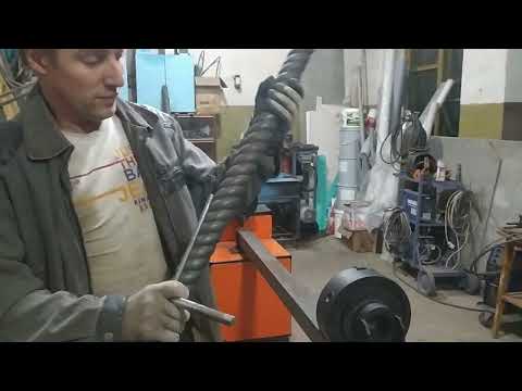 Самодельный станок для витой трубы