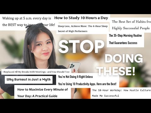 STOP wasting your time on these "productivity hacks" 😵‍💫