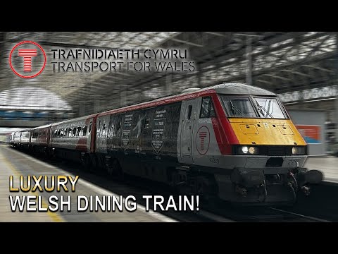 The AFFORDABLE LUXURY First Class Dining Train From England to Wales!