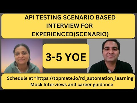 API Testing Interview Questions and Answers| API Testing Scenario Based | RD Automation Learning