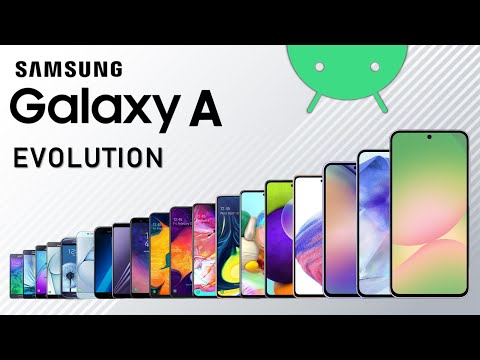 Evolution of Samsung Galaxy A