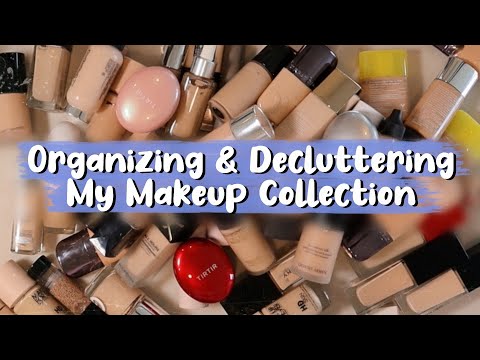 Organizing & Decluttering My Makeup Collection! | Part 1 2025 | Julia Adams