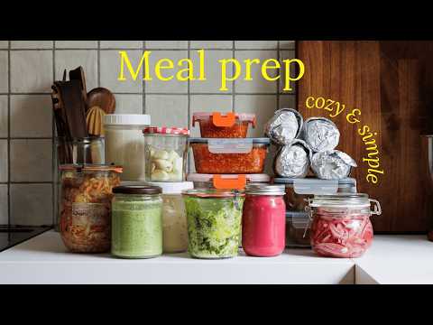 what I meal prepped for the week : simple, vegan & family friendly