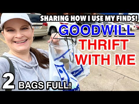 Wow! 8 ITEMS $1.29 EACH! GOODWILL THRIFT WITH ME & HAUL + SHOWING HOW I CLEAN & STYLE MY FINDS