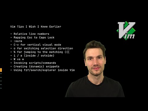 Vim Tips I Wish I Knew Earlier