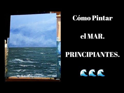 How to paint Ocean un Oil THE BEST WAY