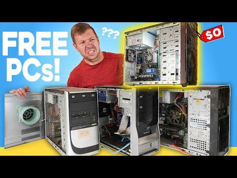 I Got 4 PCs for FREE… Can I Make One Work?