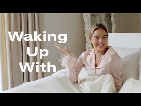 Wake Up With Natalie Noel In Her Matching Silk PJs & Amazing Walk-In Closet | Waking Up With | ELLE
