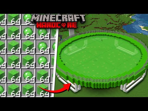 Я Построил Самый ГИГАНТСКИЙ БАТУТ за 100 Дней в Майнкрафт ХАРДКОР!