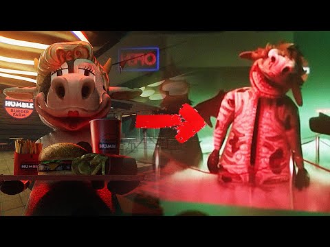 규칙을 지키지 않으면 마스코트가 괴물로 변하는 기괴한 햄버거 가게...