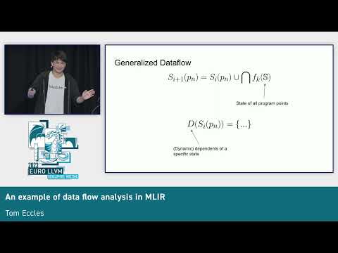 2023 EuroLLVM - MLIR Dataflow Analysis