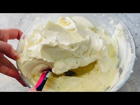 The Most Delicious White Chocolate Cream🍫💫Cream Cheese Substitute 👌💫