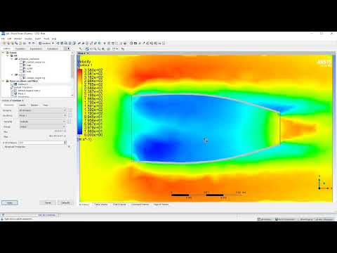 Flow analysis in nozzle #AnsysFluent