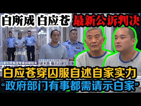 | 真实事件 | 白所成、白应苍最新判决，缅甸四大家族白所城、白应苍开启公诉。白所成：“要是再给我一次重来的机会，我希望是个普通人。” #缅甸电诈 #白所成 #白应苍