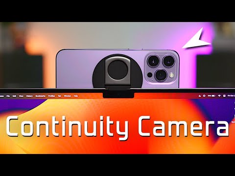 How To Use Continuity Camera! (Mac OS Ventura)
