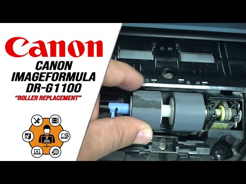Canon ImageFORMULA DR-G1100 Scanner Roller Replacement