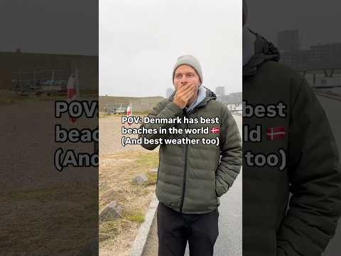 Denmark Has The Best Beaches! 🇩🇰 (and weather) #Denmark #danish #copenhagen #viral #fyp #dansk