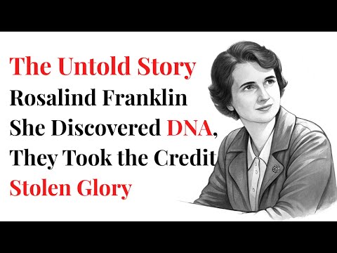 Rosalind Franklin || Learn English Through Hidden Genius || She Discovered DNA || Stolen Glory✅
