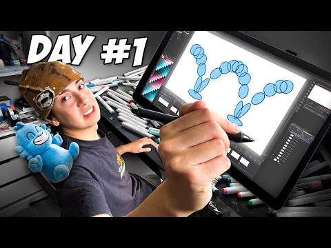 I Learned ANIMATION in 1 WEEK... 🎨👀 (ft. Skynix)