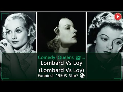 Carole Lombard vs Myrna Loy: The 1930s Comedy Queens 👑🤣