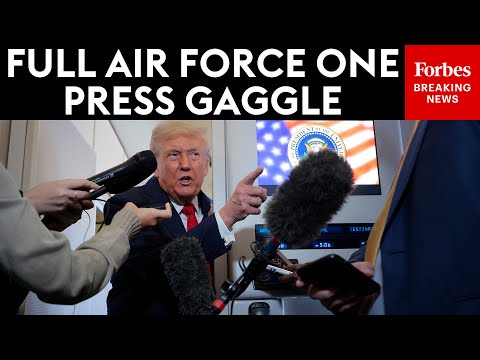 BREAKING NEWS: Trump Takes Questions About Canada, Xi, And More On Air Force One Flight To Asia