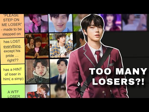 *REUPLOAD* THE KDRAMA LOSERS TIER LIST 2 | more male losers
