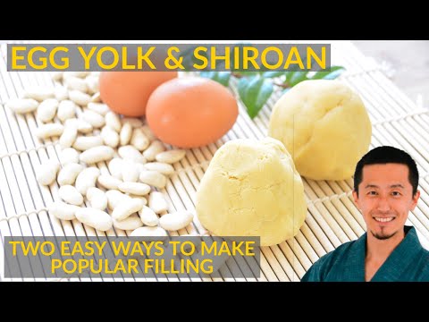 Two ways to make tasty Kimi-an | Shiroan & Egg yolk | Japanese desserts filling