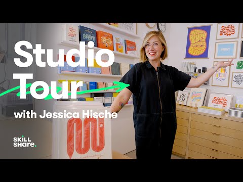 Peek Inside Jessica Hische’s Studio