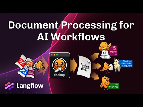 Docling + Langflow: Visual Document Processing for AI Workflows
