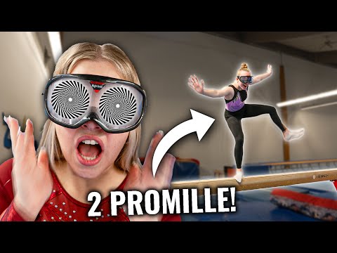 TURNEN MIT EINER ALKOHOLBRILLE!😵‍💫😳 @merleloosen @tom.werner - Itsmisabell