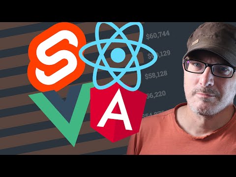 React vs Vue vs Angular vs Svelte : que disent les chiffres ?