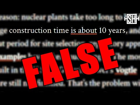 Is nuclear power really that slow and expensive as they say?